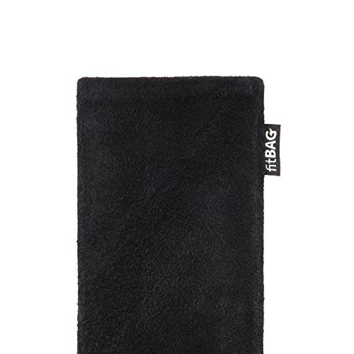 fitBAG Fusion - Funda a medida para Samsung Galaxy S22 Ultra, fabricada en Alemania, funda fina de piel de napa con forro de microfibra para limpieza de pantallas