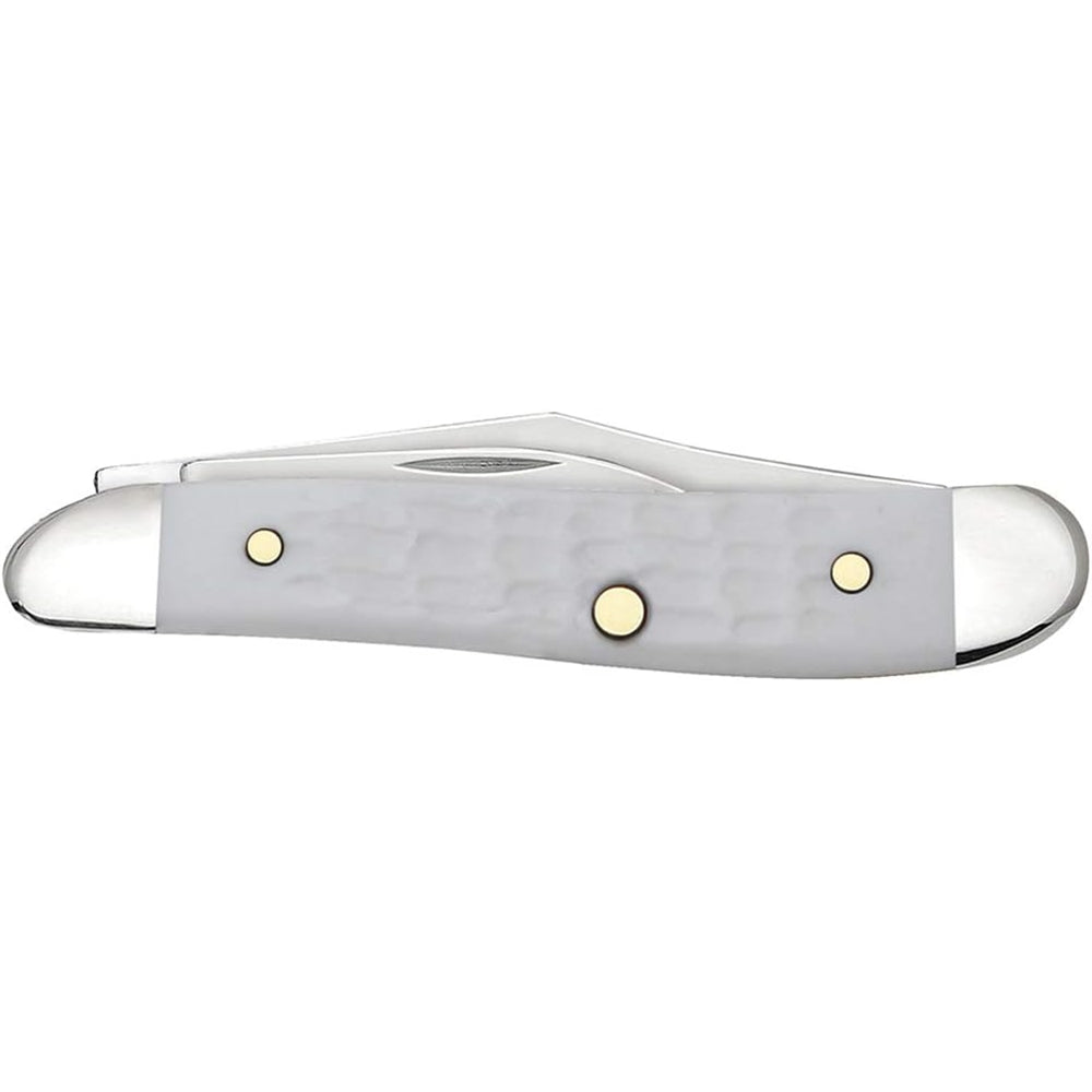 Cuchilla de bolsillo color blanco para acampar