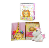 Unicornio Set de Regalo - Incluye Libro, Peluche
