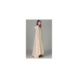 Disfraces de Capa de terciopelo capucha beige talla única