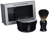 Crema de afeitado 150 g negro Set 2 PC Juego de afeitado