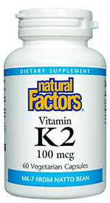Vitamina K2 100 mcg soporta Hueso & salud