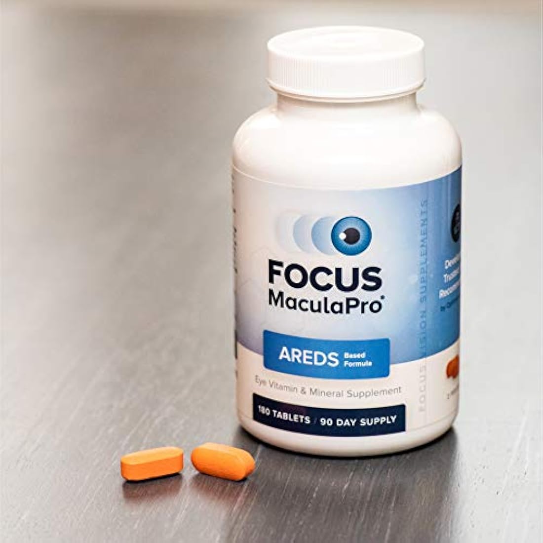 Focus MaculaPro - AREDS Based Eye Vitamin-Mineral Supplement (180 ct. 90 Day Supply) -AREDS Based Vitamins for Non-Smokers - AREDS Based Supplements