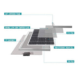 Panel solar monocristalino