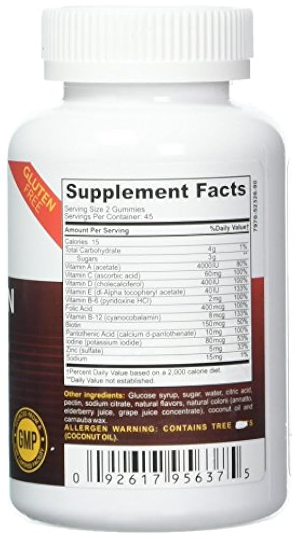 Multivitamina bariátrica, Gummy 90 Chews.