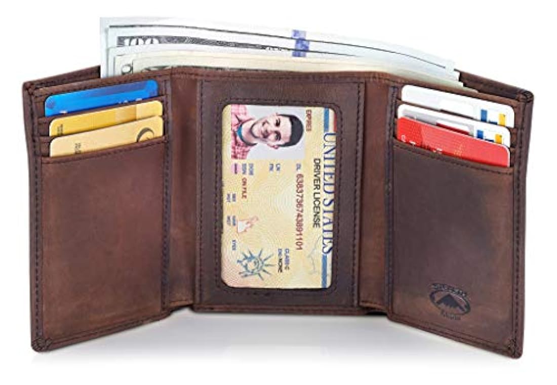 Billetera de piel para hombres Stealth Mode