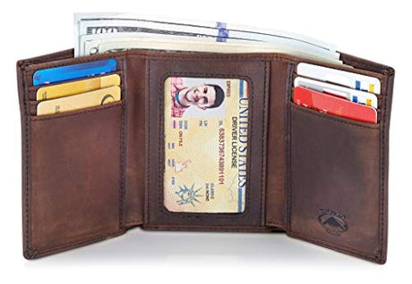 Billetera de piel para hombres Stealth Mode