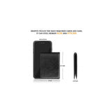 Billetera para hombre con bloqueo RFID de cuero
