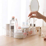 Bandeja organizadora de maquillaje, Crystal Clear