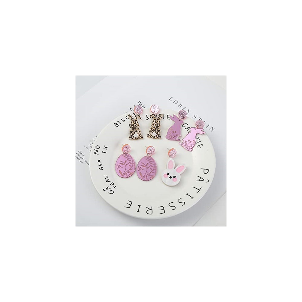 Aretes de acrílico para mujer