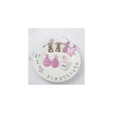 Aretes de acrílico para mujer