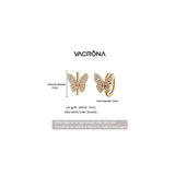 Aretes de presión pequeños para mujer