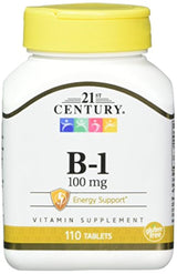 21st Century B-1 Tabletas, 100 Mg, 110 unidades