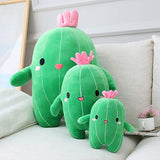 Peluche de cactus con forma de cactus de peluche 9.8 in