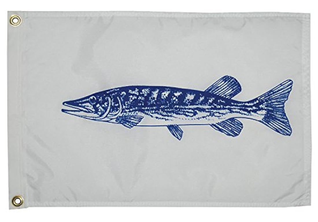 Banderín de pescado, nailon, 12.0 x 18.0 in