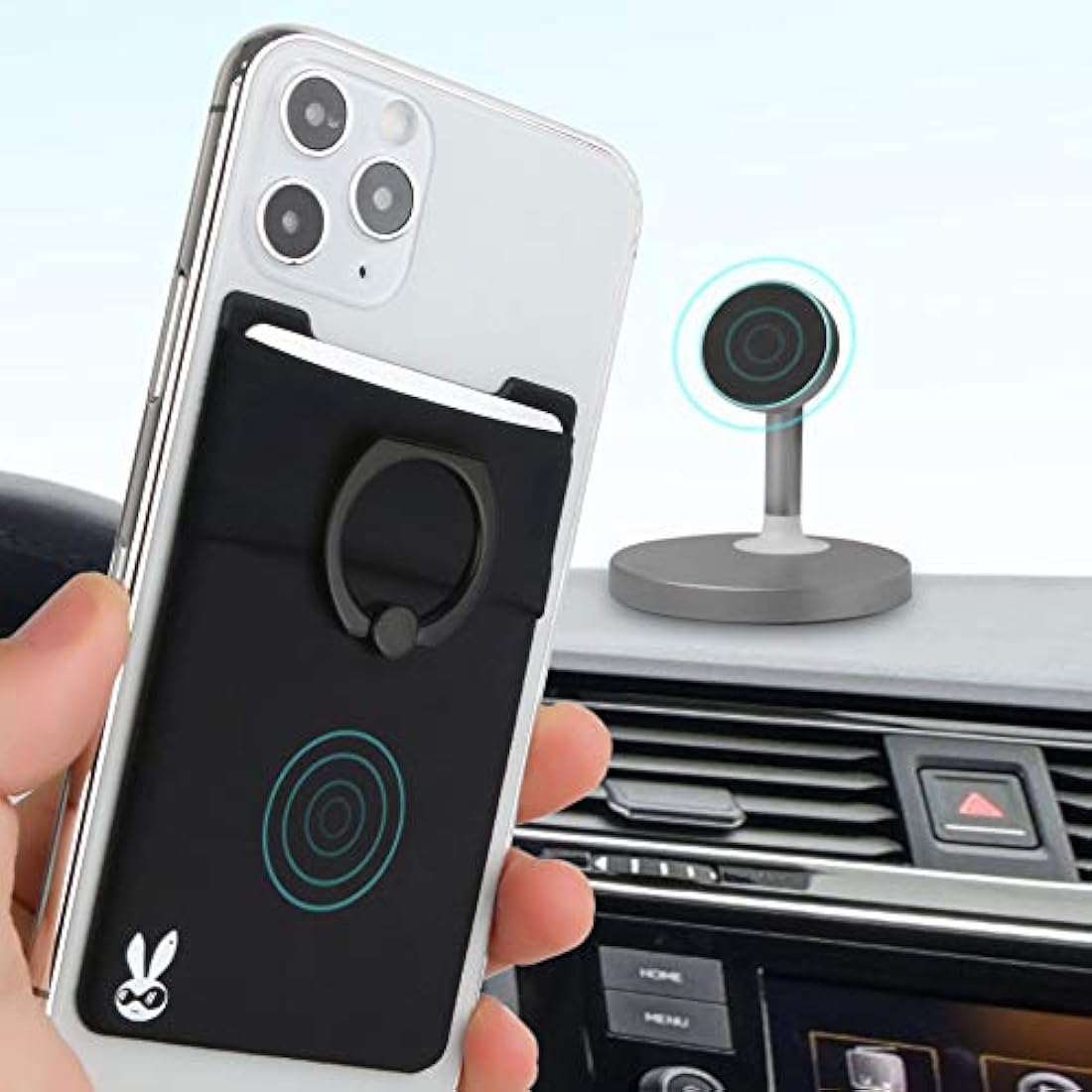 Funda para teléfono celular 5 en 1 con soporte para tarjeta