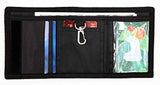 Cartera de nailon con tres pliegues para hombres