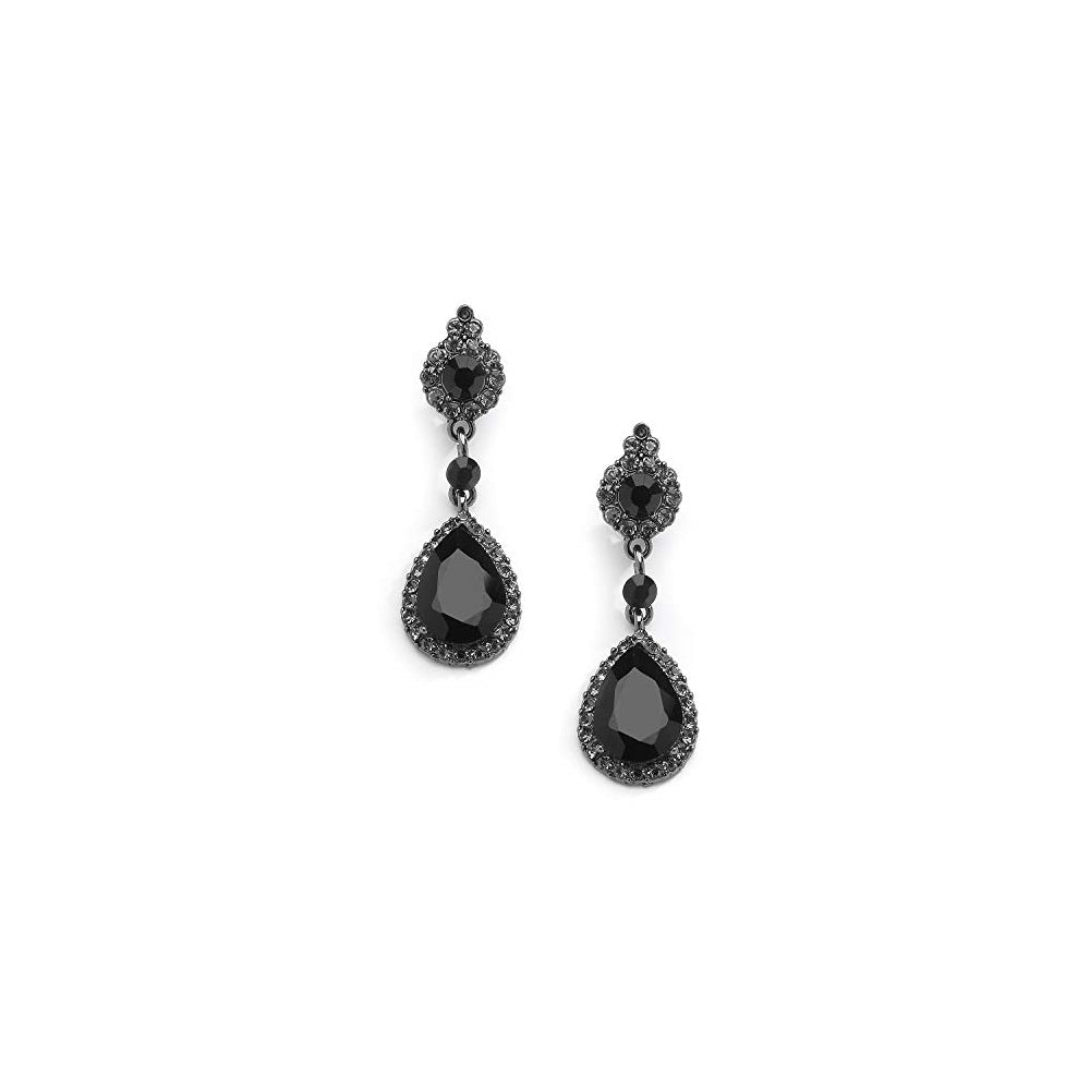 Aretes colgantes de lágrima para mujeres