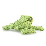 Folkmanis Mini rana marionetas de dedo de peluche