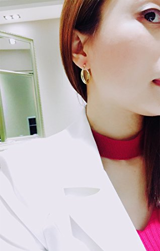 Plated Earring Hoop Estilo redondo tres para el aniversario