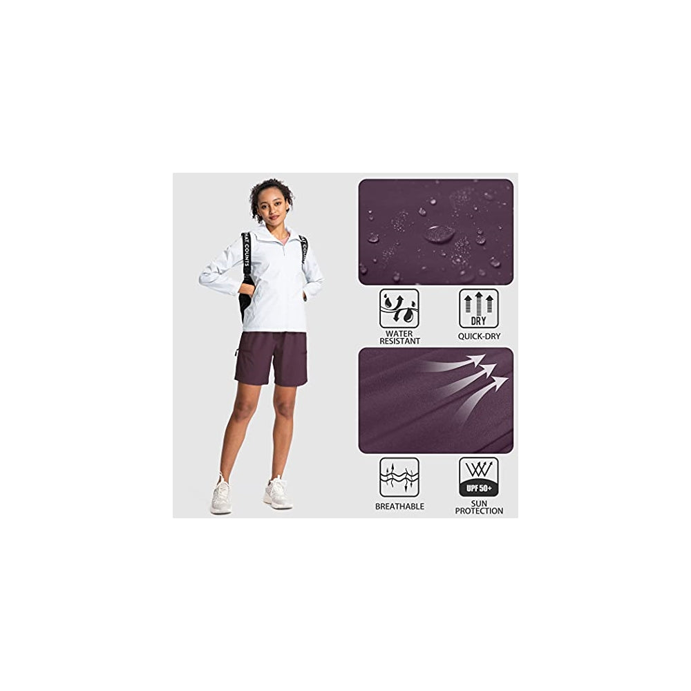 Shorts cortos de senderismo para mujer talla