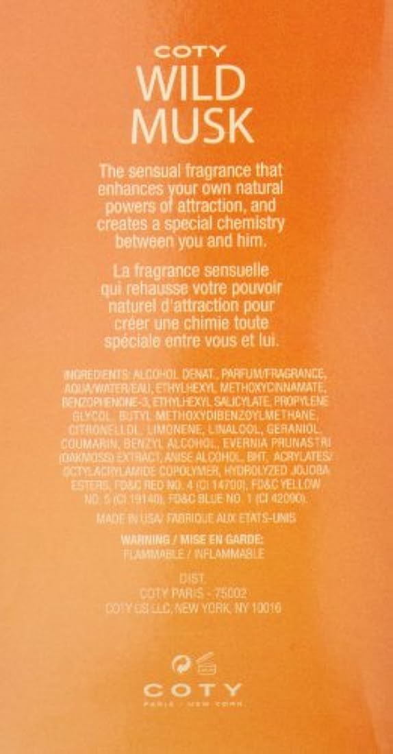 Coty Wild Colonia concentrada de almizcle en aerosol, 1 onza líquida, fragancia de mujer en un aroma floral, gran regalo para amantes de la colonia o el perfume