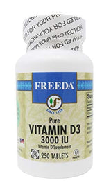 Vitamina D3 3000 UI 250 pestañas kosher