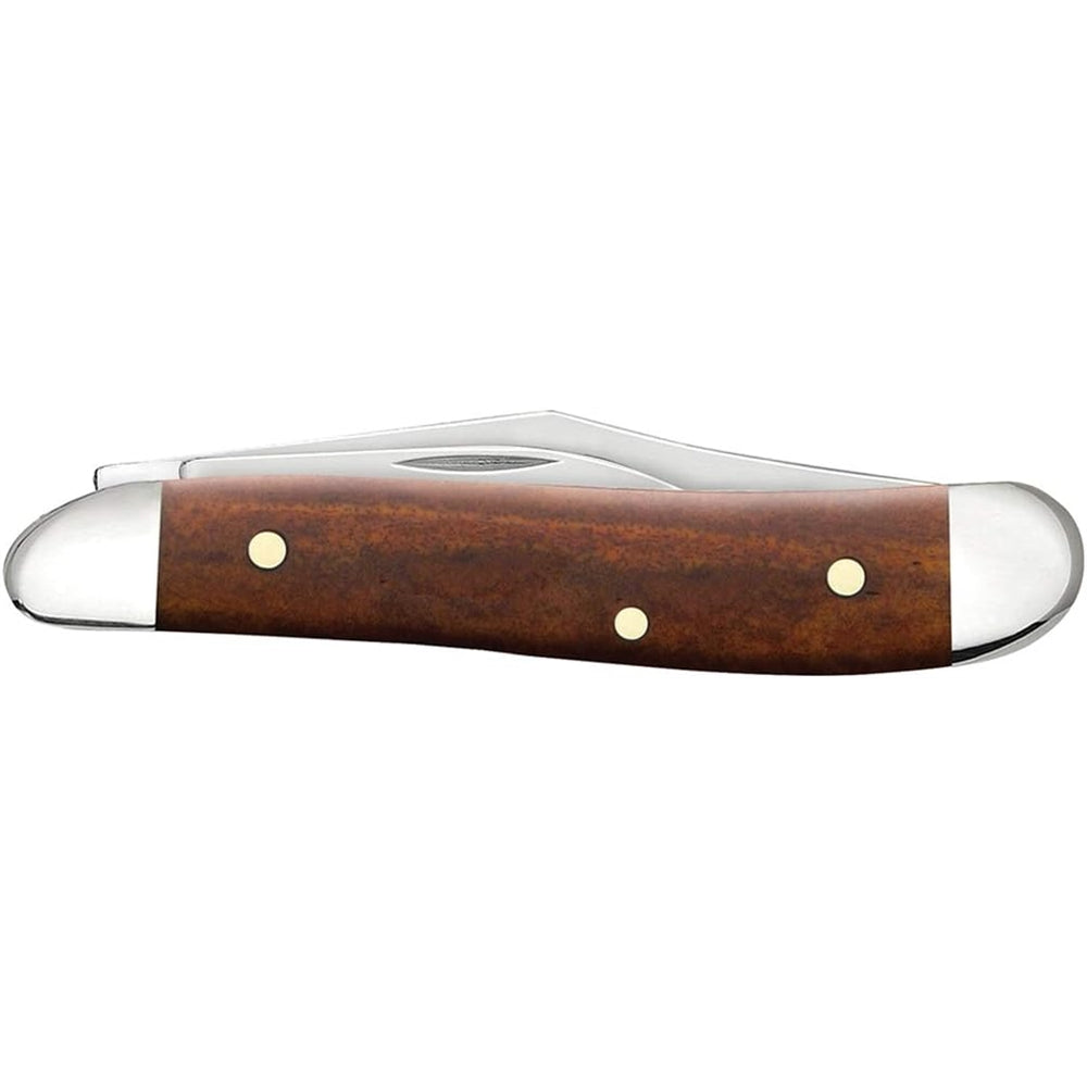 Cuchilla de bolsillo marrón para caza