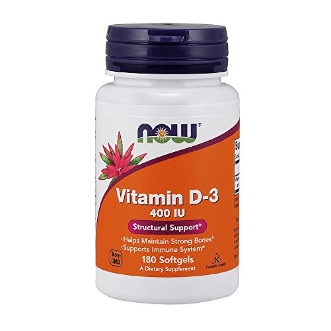 AHORA suplementos, Vitamina D-3 400 UI, Huesos Fuertes
