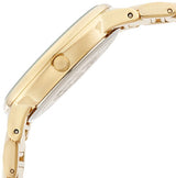 Reloj de resina dorada y marfil Anne Klein para mujer