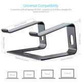 Soporte ergonómico de aluminio para ordenador portátil Nulax