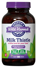 Cápsulas de cardo de leche de cosecha silvestre de Oregon 1
