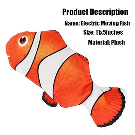Peluche interactivos diseño de Pez Naranja, 11.0in, xuanyun