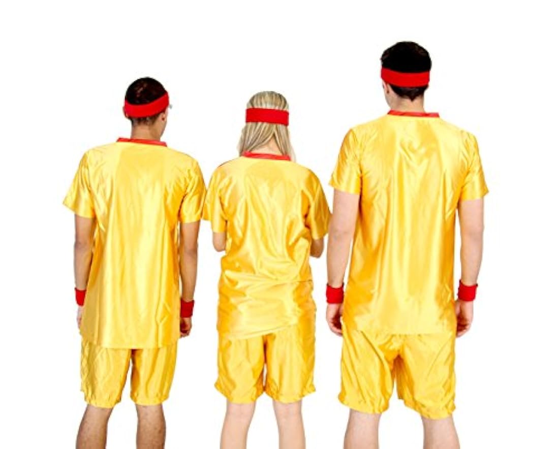 Dodgeball Average Joe's Adult Yellow Jersey Costume Set