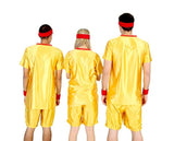 Dodgeball Average Joe's Adult Yellow Jersey Costume Set