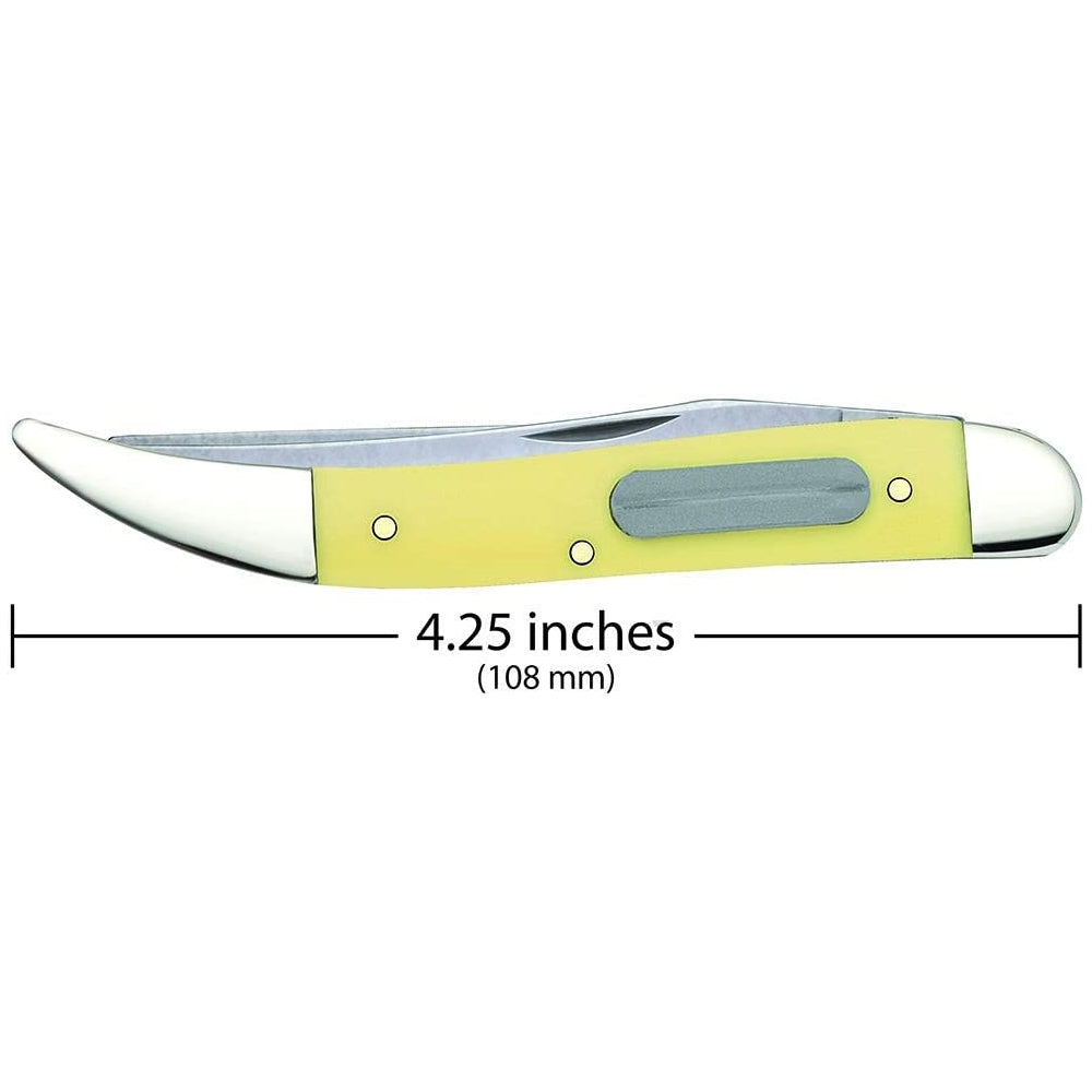 Cuchillo de bolsillo de pesca amarillo