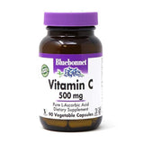 Bluebonnet Nutrition Vitamina C 500 mg Cápsulas vegetales, ácido ascórbico, para la salud inmune y la salud de la piel, vegano, vegetariano, sin OMG, sin gluten, sin soja, sin leche, Kosher, 90 cápsulas vegetales