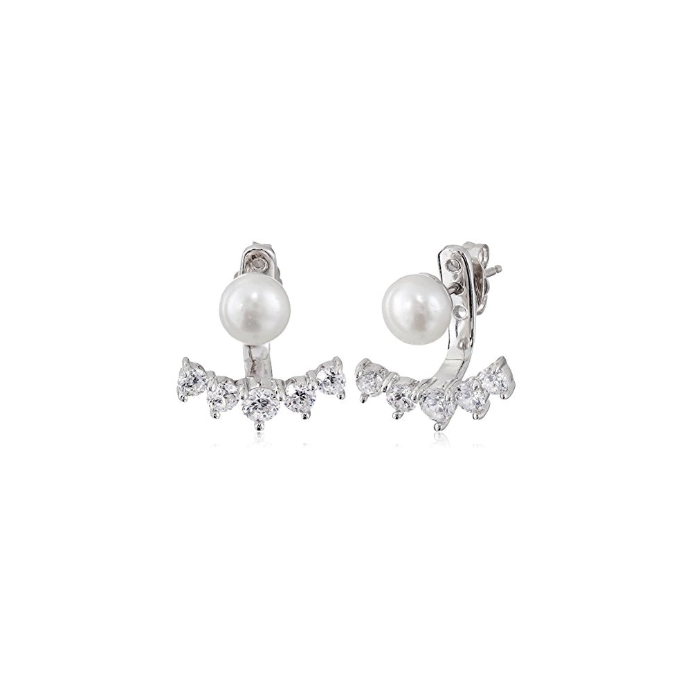 Aretes de Perla de plata