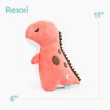 Peluche diseño de Dinosaurio Rosa, 12.0in, Bellzi