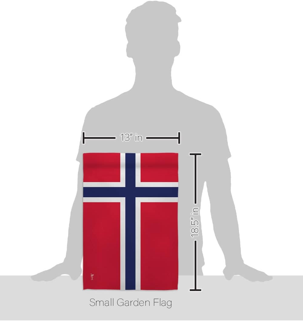 Bandera de jardín de Noruega, internacional decoración casa