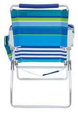 17 inch de alto de aluminio Deluxe silla de playa
