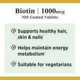 Suplemento de biotina Nature's Bounty 0.000035 oz, B001G7QVHW, 1, 1