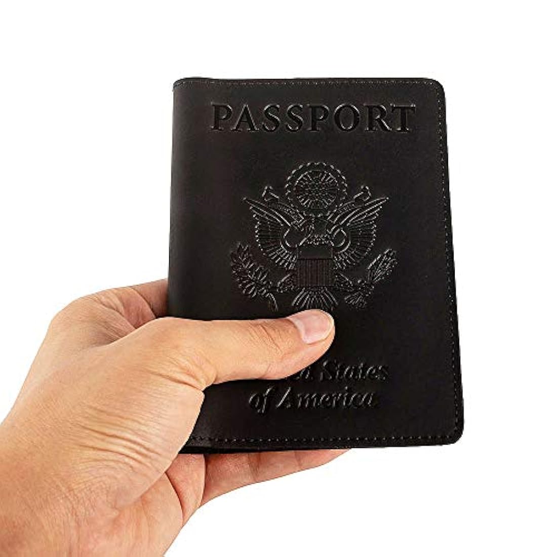 Portadocumentos de viaje Negro
