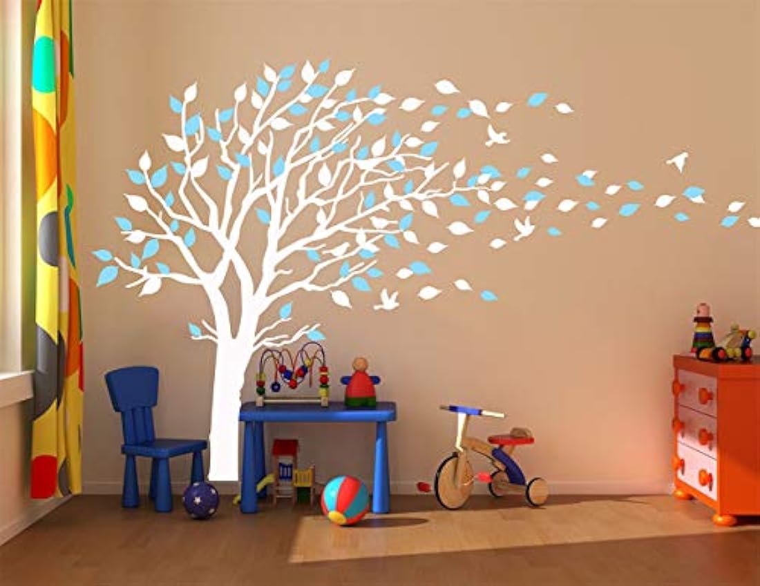 Pegatinas de pared con diseño de árbol de viento