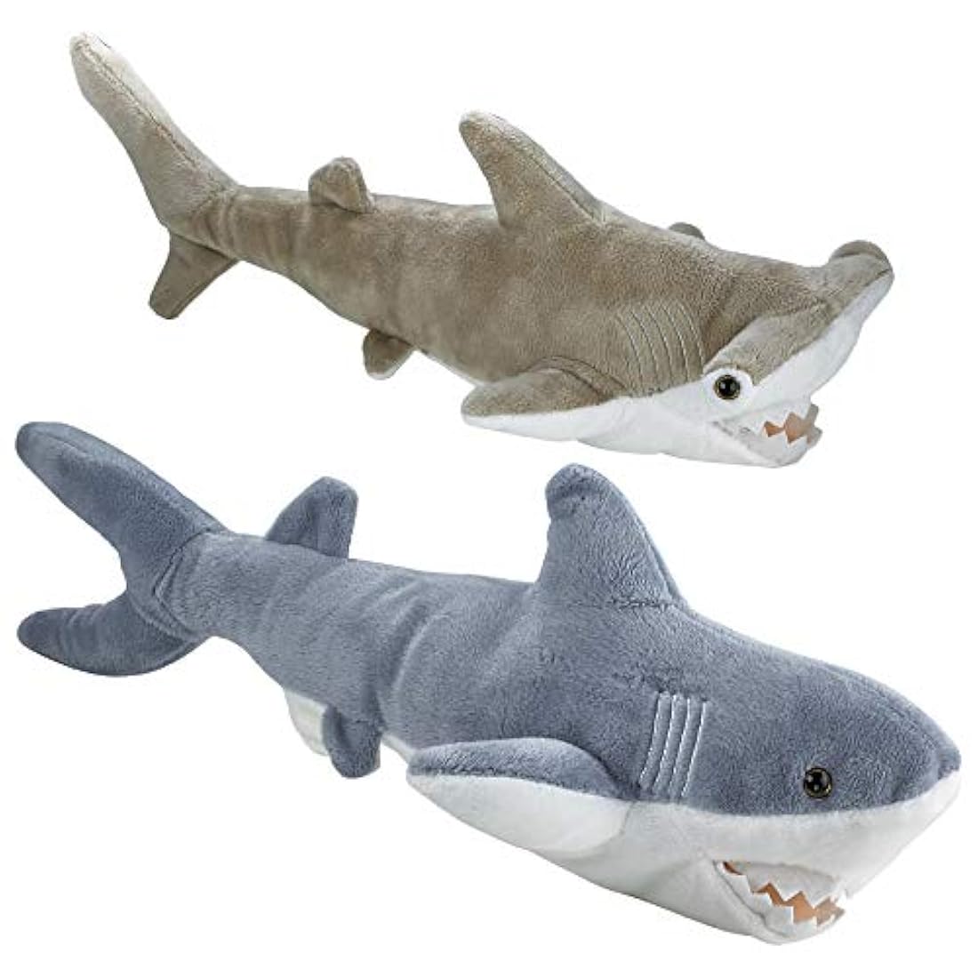 Peluches de Tiburón color azul-gris,para niños. Bedwina