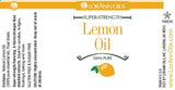 Aceite de limón, sabor natural, 1 onza