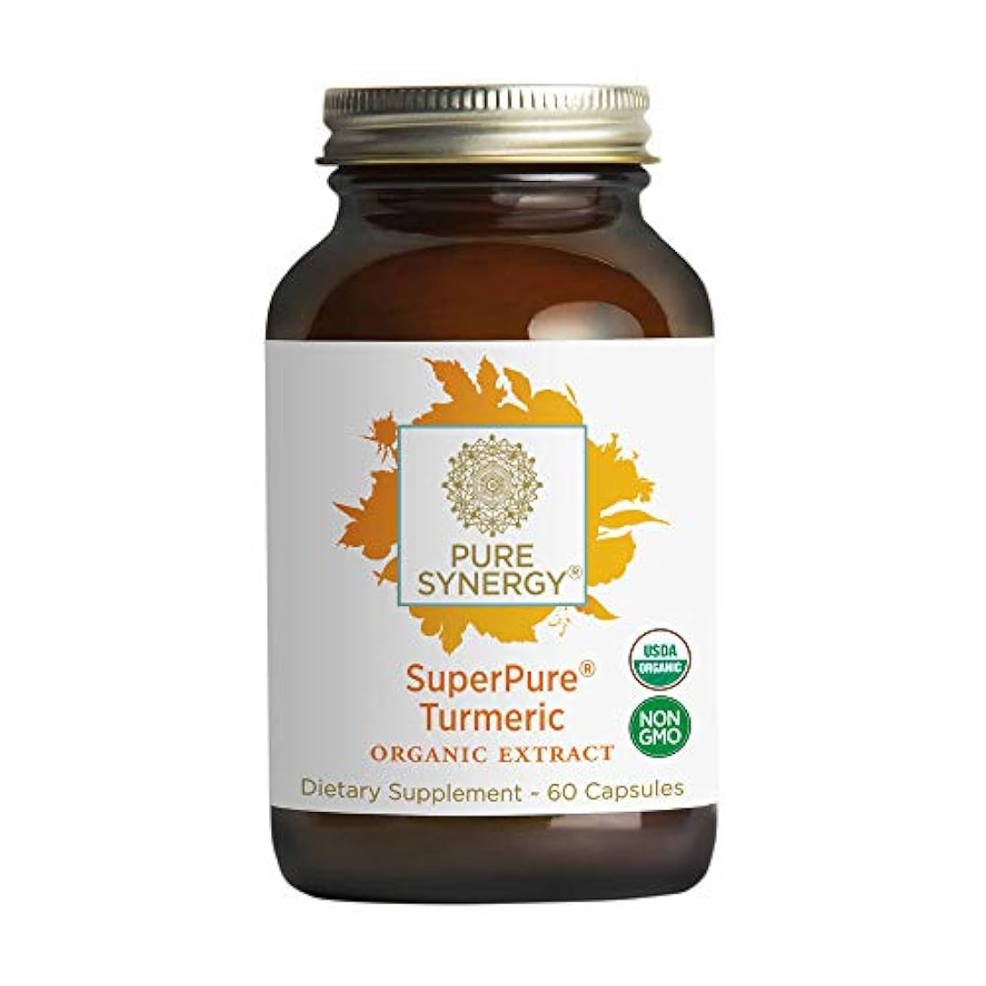 Pure Synergy USDA Extracto de cúrcuma orgánico superpuro