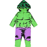 Disfraces The Hulk - Mono con capucha para bebé