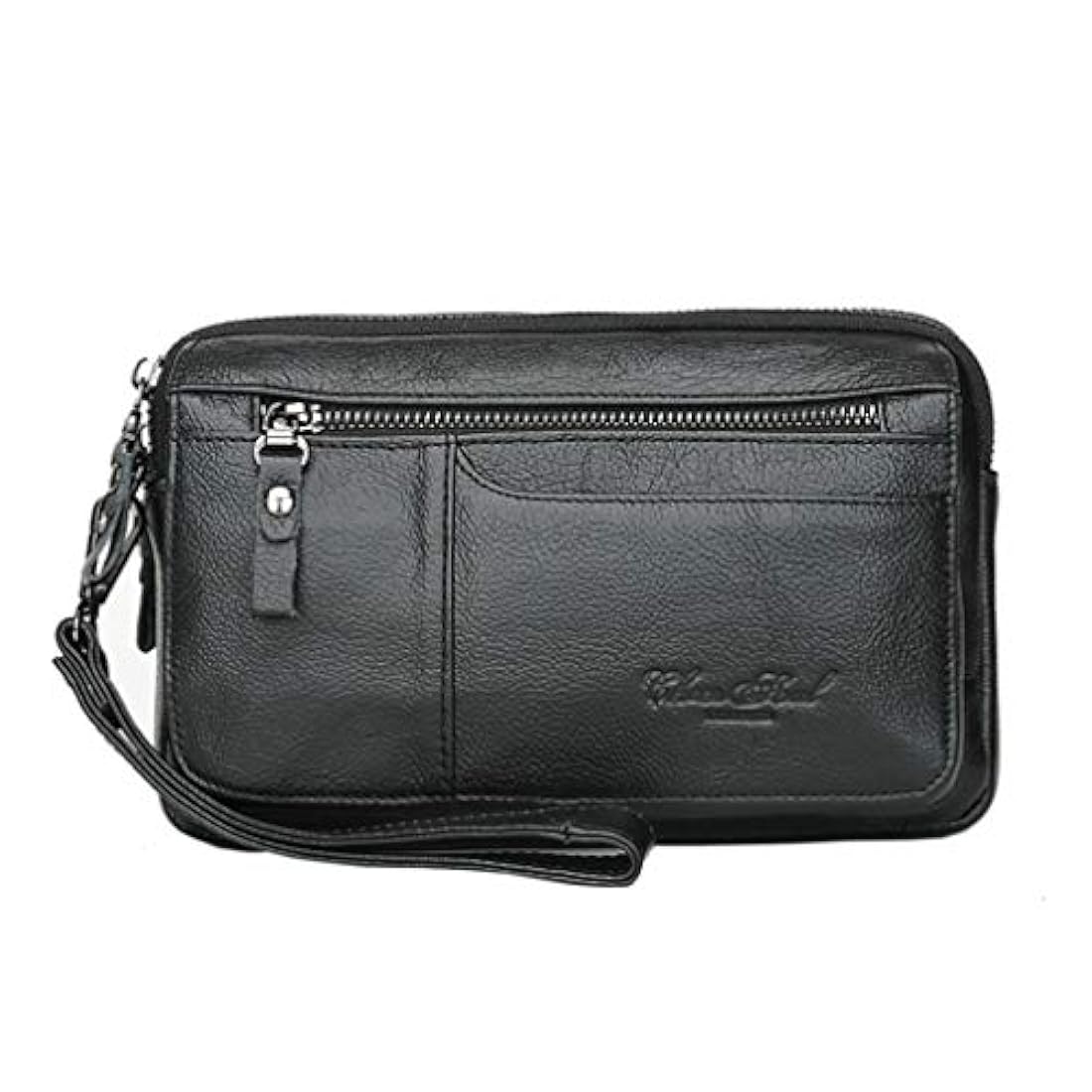 Bolso de piel tipo cartera de embrague para hombre