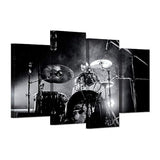 4 pieza con luces en blanco y negro - iHAPPYWALL